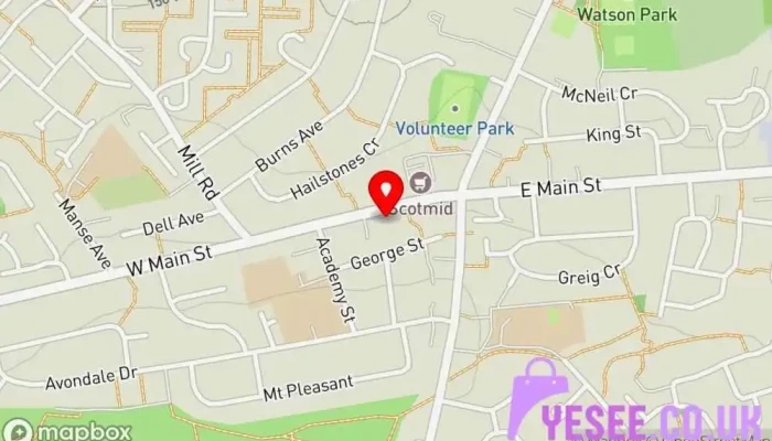 A -  Z Fancy Goods Map - Bathgate