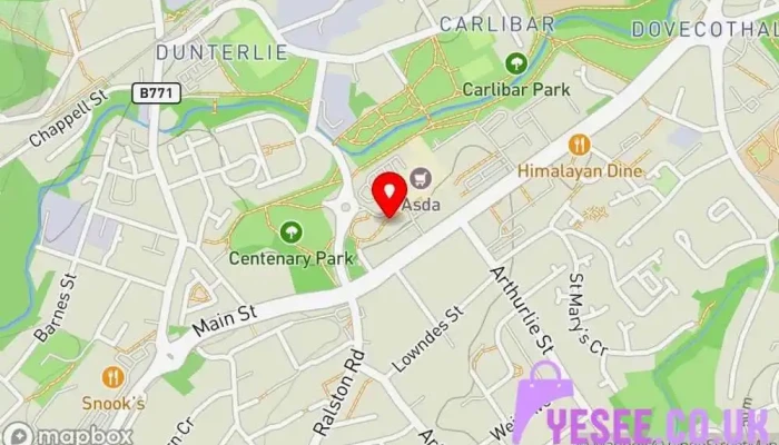 Asda Barrhead Supermarket -  Map - Glasgow