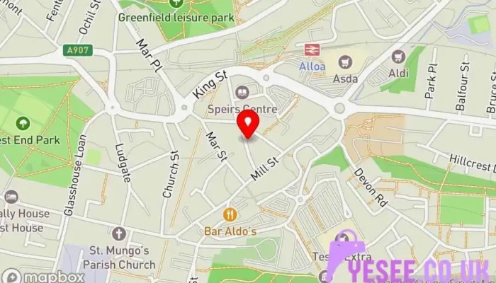 map of Baby-Embroider-Me Boutique Clothing store in Alloa