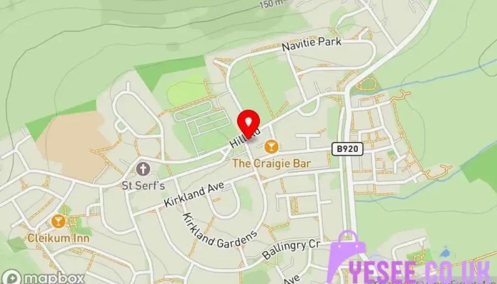 Benarty Community Shop -  Map - Lochgelly