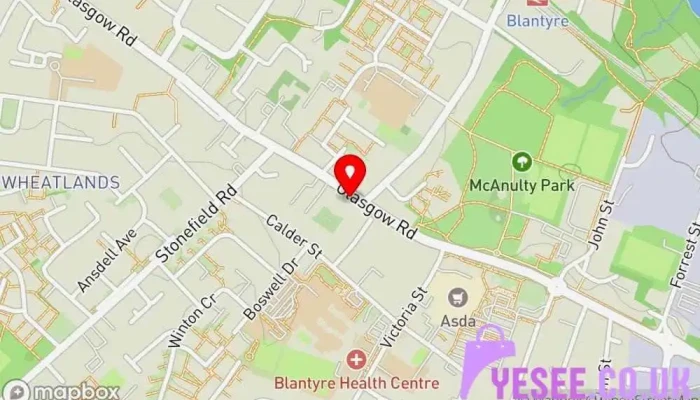 Blantyre Post Office -  Map - Glasgow