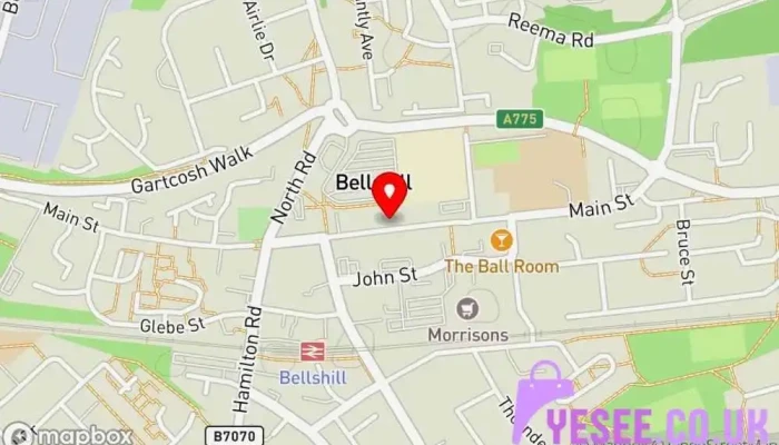 Boots -  Map - Bellshill
