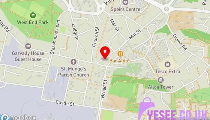 map of Buick's (Alloa) Ltd Hardware store in Alloa