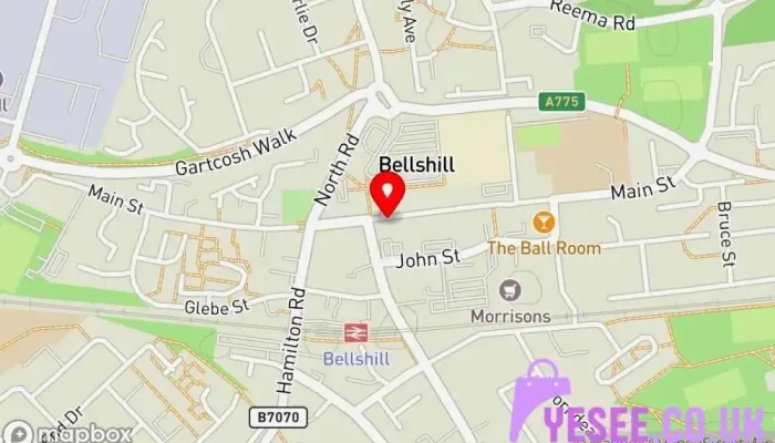 Cardsnbags Map - Bellshill