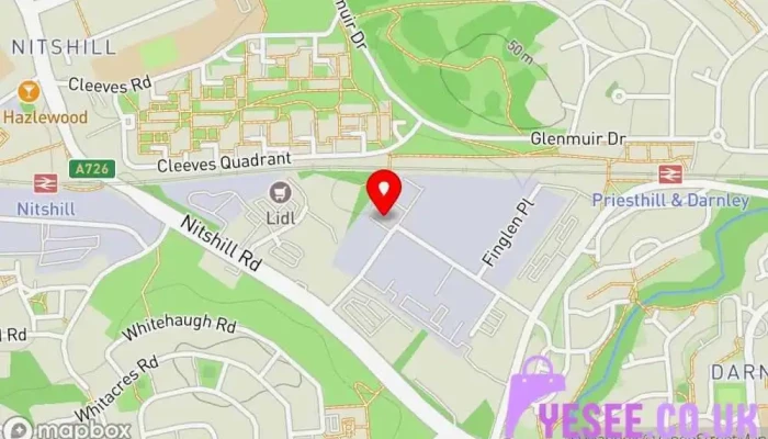 Cash For Clothes -  Map - Glasgow