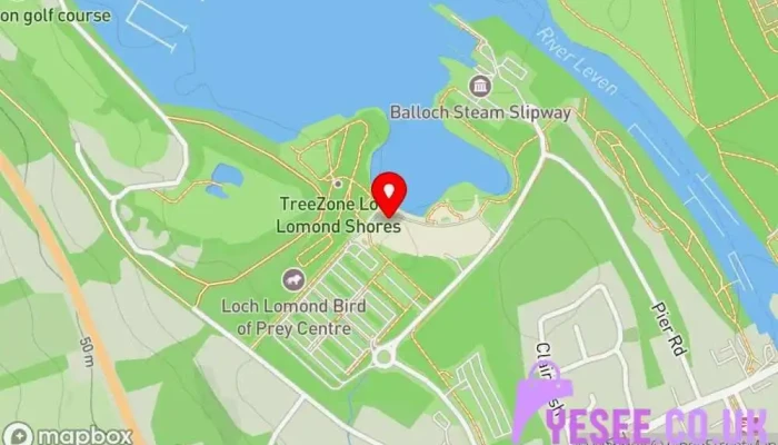 map of Clarins House of Fraser Loch Lomond Beauty product supplier, Cosmetics store in Alexandria