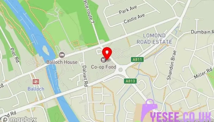 map of Co-op Food - Balloch - Carrochan Road Convenience store in Alexandria