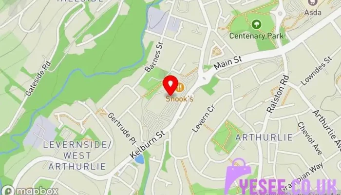 Debra Charity Shop -  Map - Glasgow