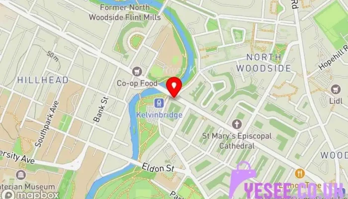 Downstair Design Co Map - Glasgow