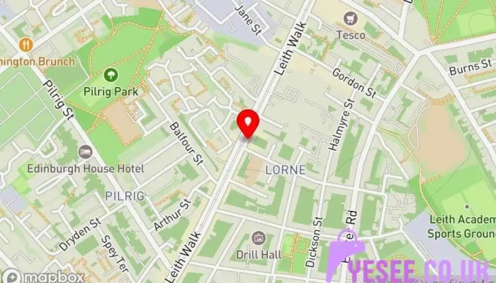 map of Eoin Burgh Fashion Clothing store in Edinburgh