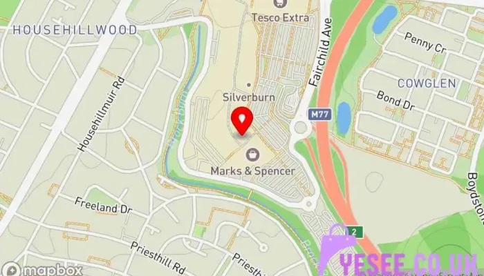 Ernest Jones -  Map - Glasgow