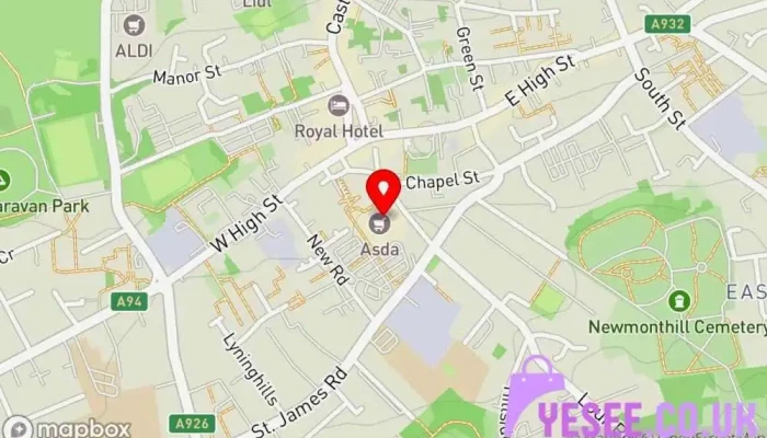 George At Asda -  Map - Forfar