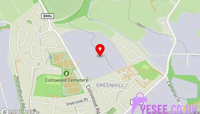 Greenhill Clothing -  Map - Coatbridge