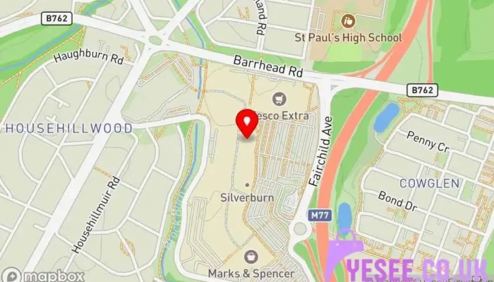 H Samuel Map - Glasgow