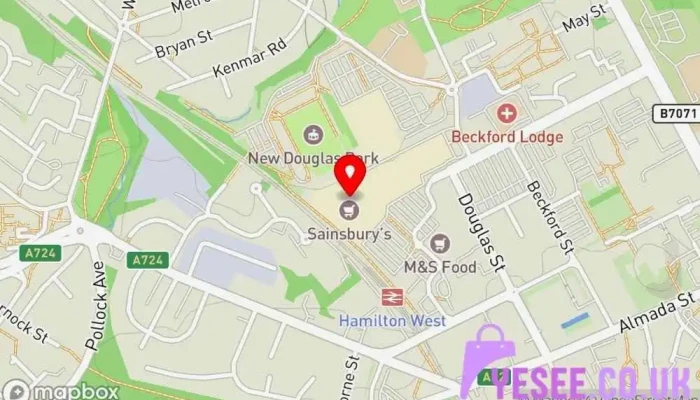 Hamilton Argos Inside Sainsburys Map - Hamilton