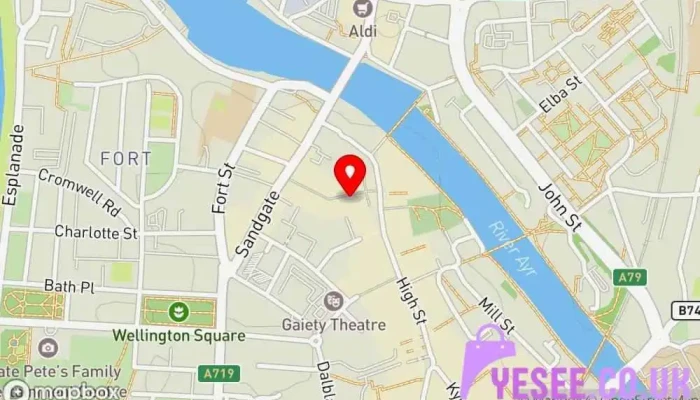 His Nibs Jewellery Collectables Map - Ayr