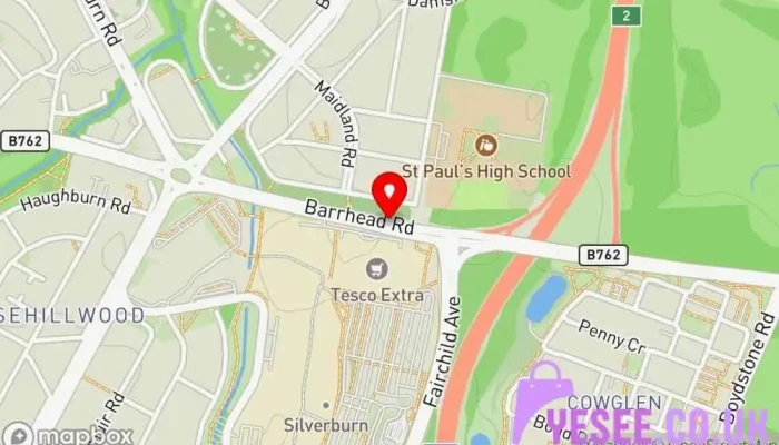 Jack Jones Map - Glasgow