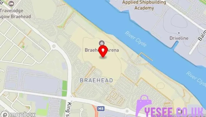 Ms Simply Food   Braehead Map - Glasgow