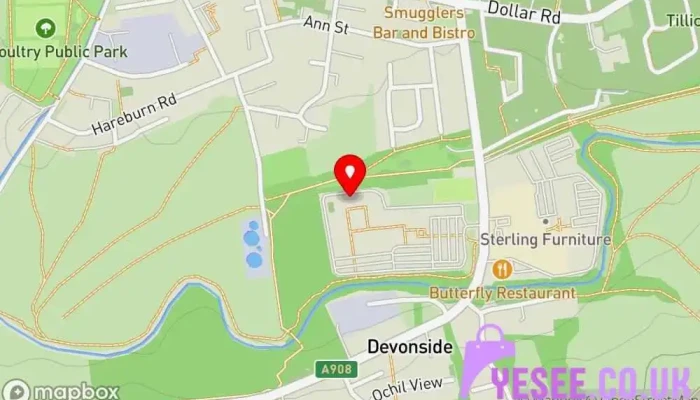 map of Next Clothing store, Baby clothing store, Children's store, Department store, Fashion accessories store, Shoe store in Tillicoultry