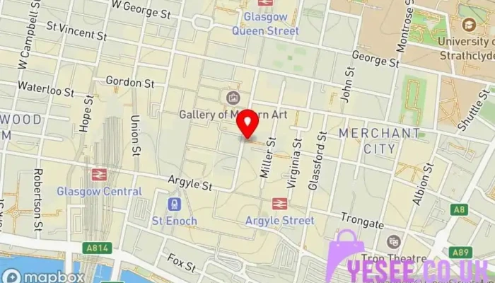 Osiris -    Alternative Fashion Store Map - Glasgow