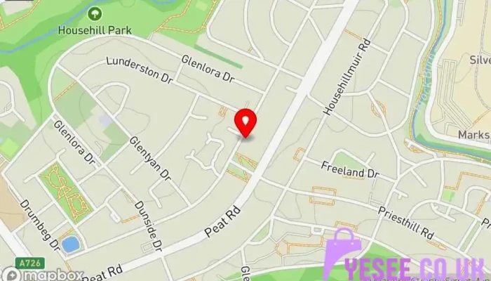Peters Store Map - Glasgow