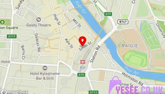 Poundland -  Map - Ayr