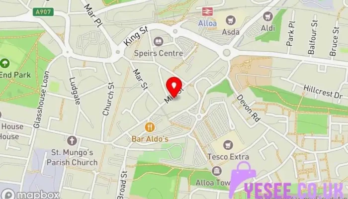map of Poundstretcher Discount store in Alloa