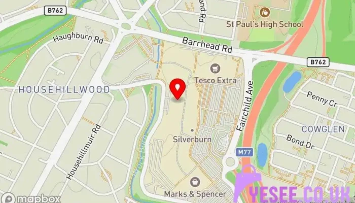 Pullbear Map - Glasgow