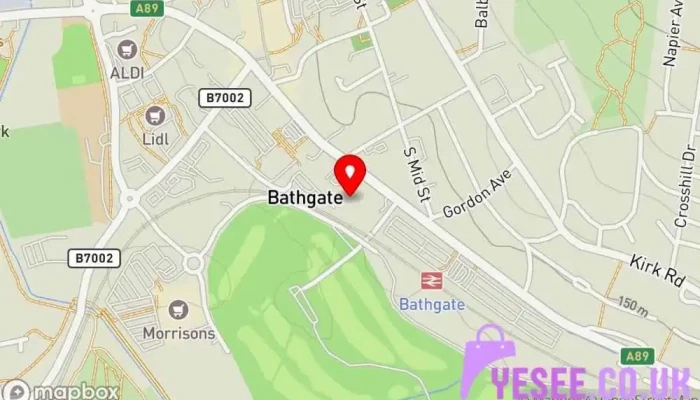 The Original Factory Shop Bathgate Map - Bathgate