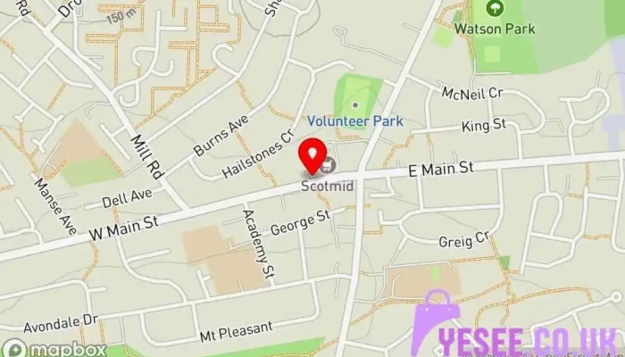 The Wool Card Shop Map - Bathgate
