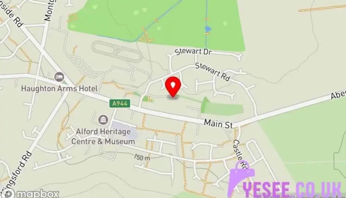 map of The Yard Hardware store in Alford